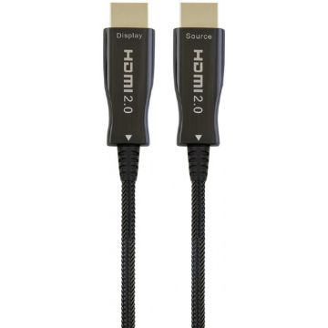 Cablu video Gembird HDMI Male - HDMI Male, v1.4, 50m, Ethernet, negru
