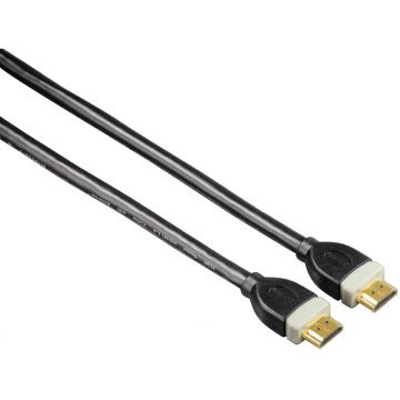 Cablu video Hama HDMI Male - HDMI Male, v2.0, 1.8 m, Negru