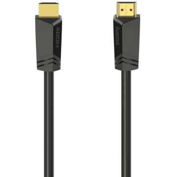 Cablu video Hama HDMI Male - HDMI Male, v2.0, 7.5 m, Negru