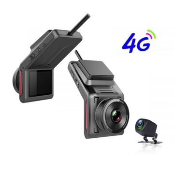 Camera auto DVR STAR K18 FHD, 4G, Display 2.0 , Wi-Fi Hotspot, GPS, Monitorizare parcare, Live view, Camera fata spate, Aplicatie