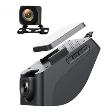 Camera auto DVR STAR K19 FHD, 4G, Display 1.5 , GPS tracker, Wi-Fi Hotspot, Monitorizare parcare, Live view, Camera fata spate, Aplicatie