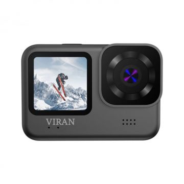 Camera de actiune iSEN VIRAN V9, Negru, 4K, LCD, 2.0 , Filmare 170 , Wi-Fi, Functie anti-tremurat, Telecomanda wireless, 1200 mAh