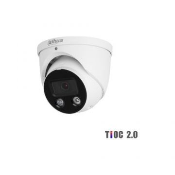 Camera de supraveghere Dome IP 5MP, Smart Dual light lentila 2.8mm, Lumina Alba/IR 30m, Microfon , MicroSD 256GB Dahua IPC-HDW3549H-AS-PV-0280B-S4