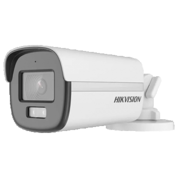 Camera supraveghere, Dual Light, 2MP, lentila 2.8mm, IR 40m, WL 40m, ColorVu, microfon - Hikvision DS-2CE12DF0T-LFS-2.8mm Camera supraveghere, Dual Light, 2MP, lentila 2.8mm, IR 40m, WL 40m, ColorVu, microfon - Hikvision DS-2CE12DF0T-LFS-2.8mm