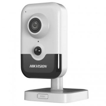 Camera de supraveghere interior IP Cube Hikvision DS-2CD2446G2-I28C, 4MP, Lentila 2.8mm, IR 10m