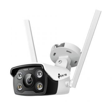 Camera de supraveghere WiFi TP-Link 4MP IR 30M lentila 4mm Full Color microfon - VIGI C340-W(4MM)