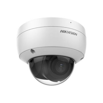 Camera dome IP AcuSense DarkFighter Hikvision DS-2CD2166G2-ISU2C, 6 MP, 2.8, slot card, PoE, microfon