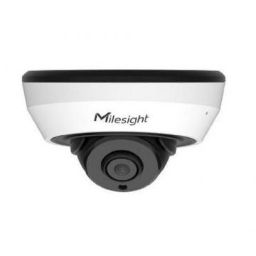 Camera IP Mini Dome MILESIGHT TECHNOLOGY MS-C8183-PD, 8MP, Lentila 2.8mm, IR 20m (Alb)