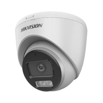 Camera supraveghere dome cu iluminare duala Hikvision ColorVu DS-2CE72KF0T-LFS(3.6MM), 3K, lumina alba/IR 40 m, 3.6 mm, microfon