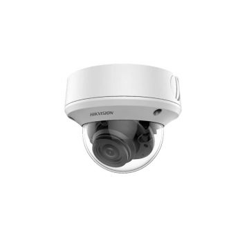 Camera supraveghere exterior Dome Hikvision DS-2CE5AH0TVPIT3ZE, 5 MP, 2.7 mm - 13.5 mm, motorizata, IR 40 m