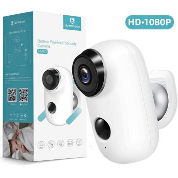 Camera Supraveghere Exterior  HMD2  Smart  WiFi  IP65 1080P Alb