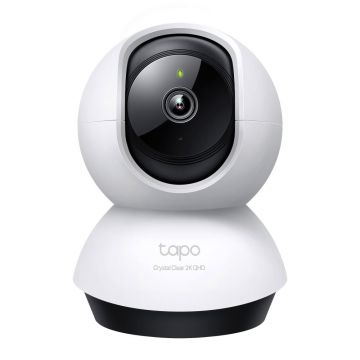 Camera supraveghere interior wireless dome TP-Link Tapo C220, 4 MP, 4 mm, IR 9 m, slot card, microfon, auto-tracking