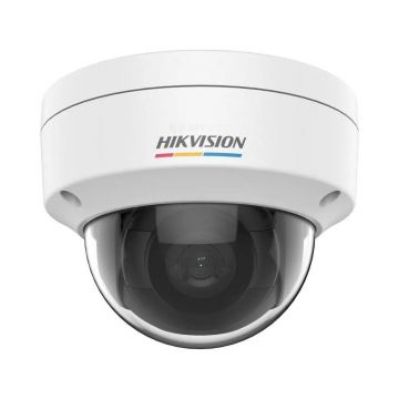 Camera supraveghere IP exterior ColorVu Dome 2 MP 2.8 mm PoE Hikvision DS-2CD1127G0