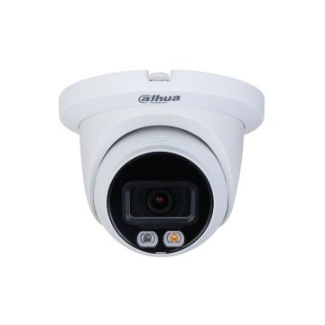 Camera supraveghere IP exterior Dome cu iluminare duala Dahua IPC-HDW1439V-A-IL-0280B, 4 MP, 2.8 mm, IR 30 m, microfon, PoE