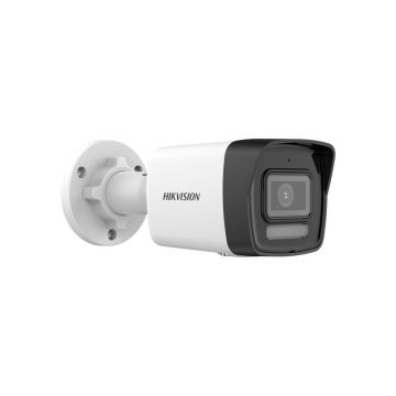 Camera supraveghere IP exterior Hikvision DS-2CD1083G2-LIUF(2.8MM), 8 MP, Smart Hybrid cu LED alb si IR 30 m, 2.8 mm, slot card, microfon, PoE