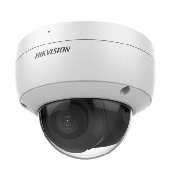 Camera supraveghere IP Hikvision AcuSense DarkFighter lentilă 2.8 mm, 4 MP, PoE, IR 30M slot card, microfon  Hikvision DS-2CD2146G2H-ISU