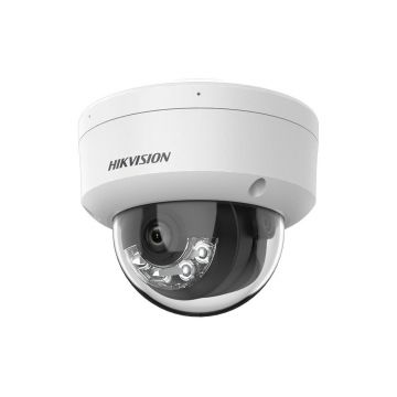 Camera supraveghere IP interior Hikvision DS-2CD1183G2-LIUF(2.8MM), 8 MP, Smart Hybrid cu LED alb si IR 30 m, 2.8 mm, slot card, microfon, PoE