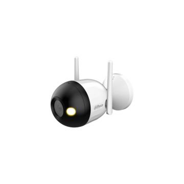 Camera supraveghere IP Wi-Fi Dahua IPC-HFW1239DQ-LED-SAW-0280B, 2 MP, 2.8 mm, lumina calda 30 m, slot card, microfon