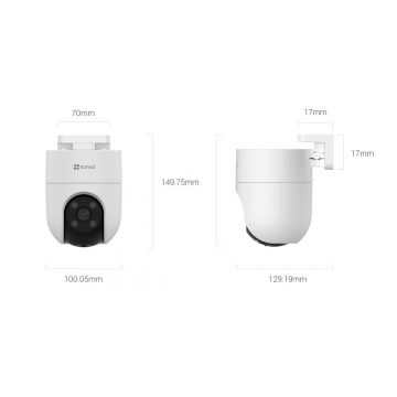 Camera supraveghere WiFi IP rotativa 2MP IR 30m WL 30m card microfon difuzor Full Color - Ezviz - H8C 2MP Camera supraveghere WiFi IP rotativa 2MP IR 30m WL 30m card microfon difuzor Full Color - Ezviz - H8C 2MP