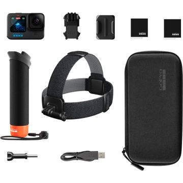 Camera video actiune GoPro HERO12 Black + Accessories Bundle