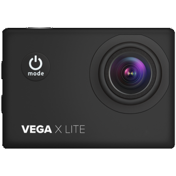 Camera video sport Niceboy VEGA X Lite, WiFi, DVR, Webcam, Display LCD 2inch, 16 Mpx, 120 grade, inregistrare Full HD@30 fps, MicroSD, functie WDR si time lapse, incarcare USB-C (Negru)