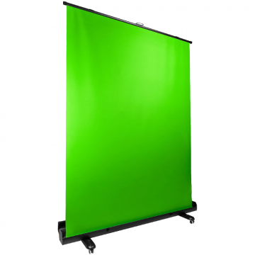 Ecran  Verde Lift Hidraulic 1.5 x 2m Aluminiu Panza Oxford Rezistent Apa