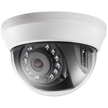 HIKVISION Camera HD Dome Hikvision DS-2CE56D0T-IRMMFC, 2MP, Lentila 2.8mm, IR 20m