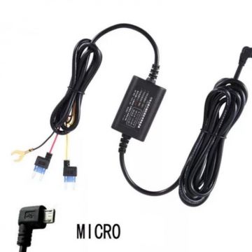 Kit Micro-USB pentru alimentarea permanenta a camerei auto DVR la tabloul de sigurante