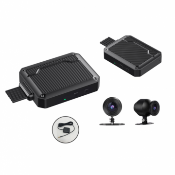 Mini camera de bord iSEN ZW2 pentru motociclete, 4G, HD1080P, WIFI, GPS tracking, 145 , G-sensor, inregistrare in bucla, ADAS, IP67