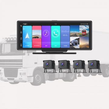 Navigator pentru bord camion STAR T99 DVR, 4G, 10.26 touch screen, Android 8.1, 2GB RAM 32GB ROM, Flota, DMS, GPS, ADAS, 4 Camere