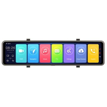 Oglinda iSEN Z90 DVR, 4G, 12 , 4GB RAM, 64 GB ROM, Octa-core, Android 10, CarPlay Apple si Android Auto wireless, WiFi, Camera marsarier