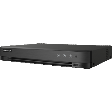 AcuSense - DVR 4 ch., 8MP, audio over coaxial, PoC, Analiza video, Alarma - HIKVISION - iDS-7204HUHI-M1-P