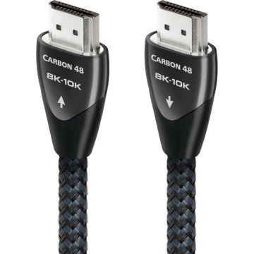 Cablu video Audioquest Carbon 48, HDMI Male - HDMI Male, v2.1, 0.6m, negru-gri