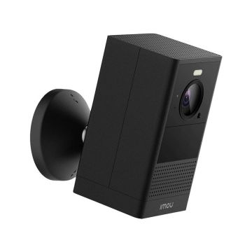 camera de supraveghere pentru exterior wifi imou cell 2 ipc-b46lp, 4mp, pir, microsd, microfon si difuzor, negru