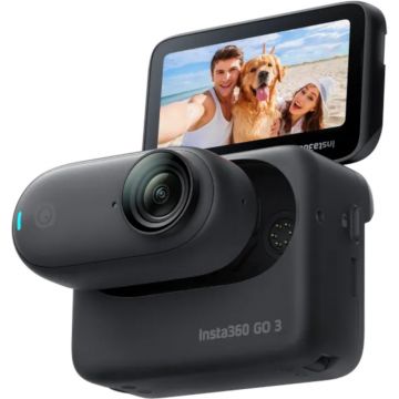 Camera Insta360 GO 3, 64GB, Wi-Fi, Bluetooth, Standalone Black