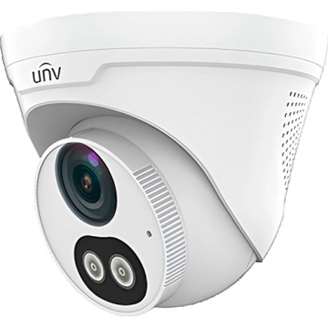 Camera IP 2MP, Lumina alba si Smart IR 30M, lentila 2.8mm, Microfon si Speaker integrat - UNV - IPC3612LE-ADF28KC-WL