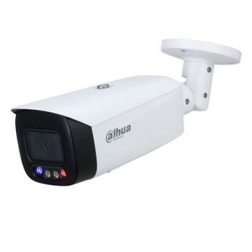 Camera supraveghere IP Dahua WizSense Full Color IPC-HFW3549T1-AS-PV-0280B, 5 MP, lumina alba 40 m, 2.8 mm, slot card, microfon, PoE