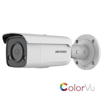 ColorVu - Camera IP 4.0 MP, lentila 2.8mm, lumina alba 60m, SDcard, VCA - HIKVISION - DS-2CD2T47G2-L-2.8mm