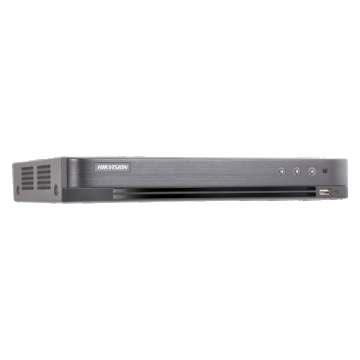 DVR 4CH video 5MP, 4 ch. Audio over coaxial AcuSense - HIKVISION - iDS-7204HUHI-M1-S