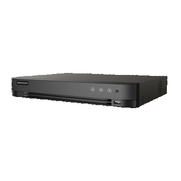 DVR 4K AcuSense, 4ch, audio over coaxial, Smart Playback - HIKVISION - iDS-7204HTHI-M1-S