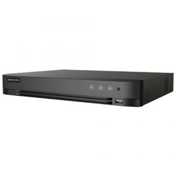 DVR AcuSense 8 ch. video 8MP, Analiza video, AUDIO &quot;over coaxial&quot;, Alarma in-out - HIKVISION - iDS-7208HUHI-M1-SA