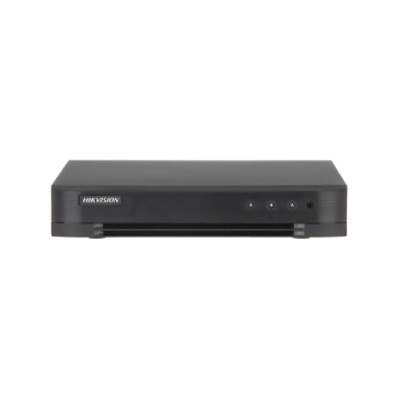 DVR Hikvision Turbo HD IDS-7208HUHI-M2/S, 8MP, 8 canale (Negru)