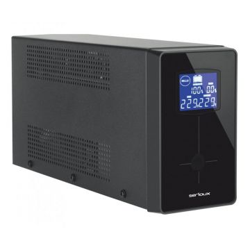 UPS Serioux cu 4 prize 1200VA 720W LCD - SRXU-LCD1200LI