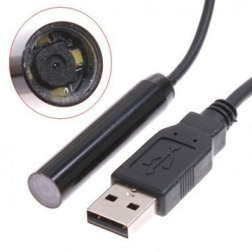 Camera Endoscopica, 6 x LED, USB, 10 m, Investigarea Starii Locurilor Stramte si Inguste, a Canalelor,Motoare