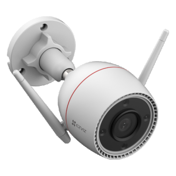 Camera IP EZVIZ de exterior, WI-Fi, rezolutie 2K+, Audio bidirectional, distanta IR 30 metri, imagini color 24/7