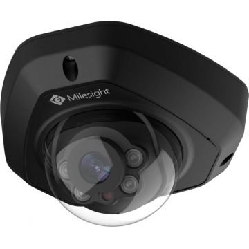 Camera supraveghere IP Mini Dome 5MP IR 30m lentila 2.8mm Milesight Technology - MS-C5373-PD(BLACK)