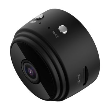 Camera supraveghere Techstar® RL-96 720P, HD, Wide 150°, Infrarosu, MicroSD, WiFi, Prindere Magnetica, Discreta