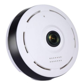 Camera Supraveghere Video Techstar® D80, HD 960P , Wireless, Iluminare LED, 360°, Detectare Miscare, Microfon, Difuzor