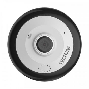 Camera Supraveghere Video Techstar® V380-A8, Full HD 1080P, Wireless, 360°, Detectare Miscare, Microfon, Difuzor Camera Supraveghere Video Techstar® V380-A8, Full HD 1080P, Wireless, 360°, Detectare Miscare, Microfon, Difuzor