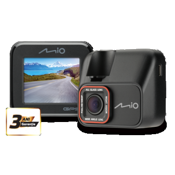 Camera Video Auto Mio Mivue C580, Full HD, 140°, Microfon, G-Sensor, GPS (Negru)